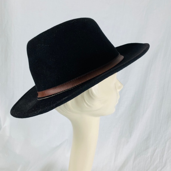 Sima Int USA Brown Fedora XL Wool Feather Felt Excellent Condition - Picture 11 of 12